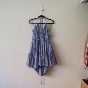 Free People 100 degree Mini Halter Dress